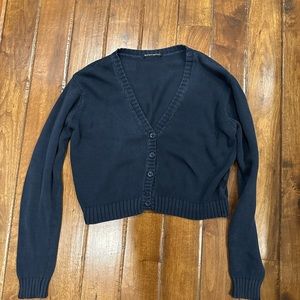 Brandy navy cardigan (so one size)